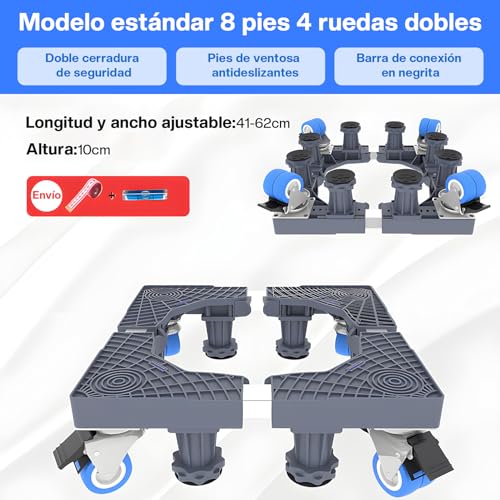 Encuentra reviews de Patas con ruedas universal ajustables los más recomendados. 12 Imagen adicional