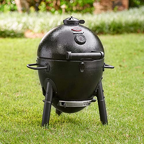 Char-Griller E6714 Akorn Jr. Portable Kamado Charcoal Grill, Black #TOP2