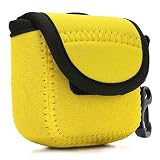 MegaGear - Ultralekkie Neoprenowe Etui na Aparat z Karabińczykiem - ŻÓŁTY, 27.94 x 22.86 x 31.75 cm, MegaGear MG1852 Ultra lekki neoprenowy pokrowiec na aparat kompatybilny z GoPro Hero9, Her