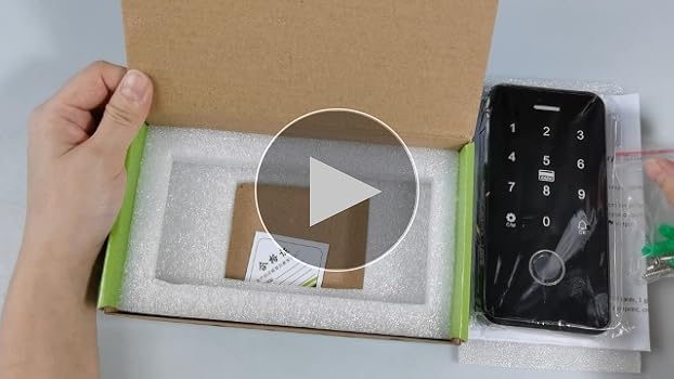 Kit Controllo Accessi Con Impronta Digitale E RFID - Tastierino Numerico, Serratura Magnetica