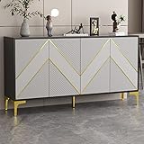 【Montage für 2 Personen】-Um die Stabilität zu gewährleisten, wurde dieses Sideboard Kommode in eine große Anzahl von Teilen aufgeteilt Bitte haben Sie Geduld beim Zusammenbau Jedes Produkt ist mit einem Etikett versehen Alle Hardware ist mit einer Anleitung versehen, Gesamtabmessungen 160cm breit x 40cm tief x 78cm hoch,Beachten Sie, dass Sie, wenn Sie die Empfindlichkeit einstellen möchten, den Knopf des Popup-Geräts drehen können, um den gewünschten Effekt zu erzielen