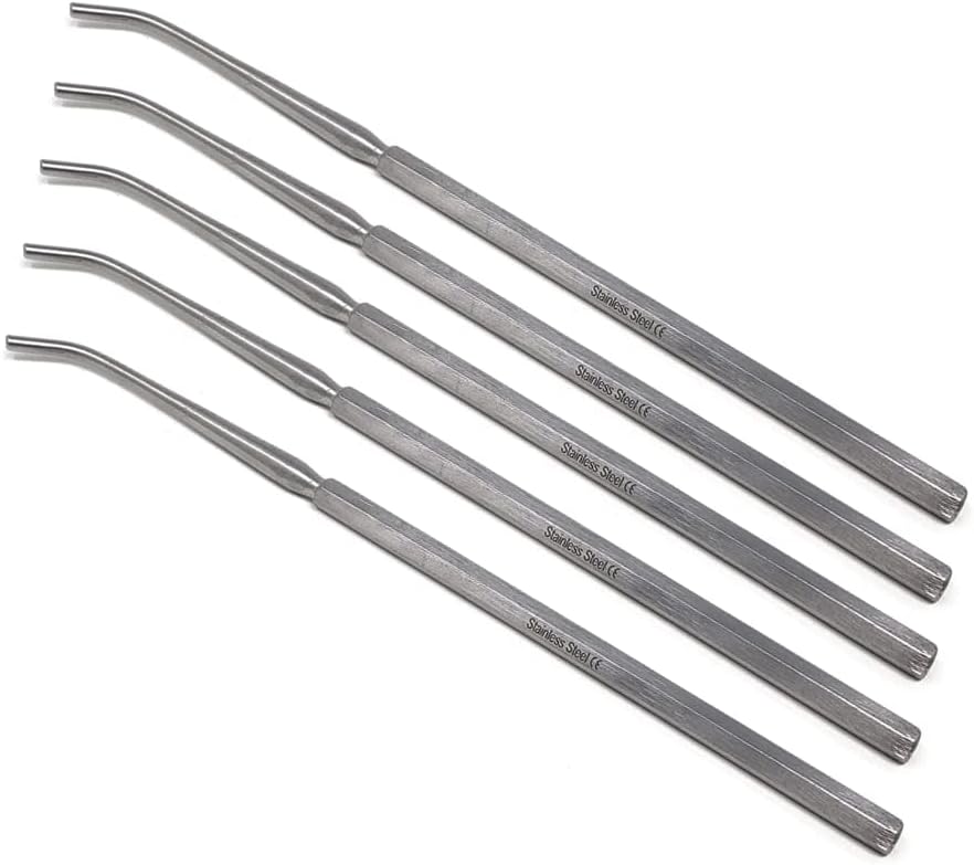 Premium Quality Seeker Mall Probe with Bent Ends Blunt Tips for Students Lab Technicians to do Dissection Comes in Hexagonal Handles No-Slip Grip (Seeker Mall Probe - 5 Pcs)
