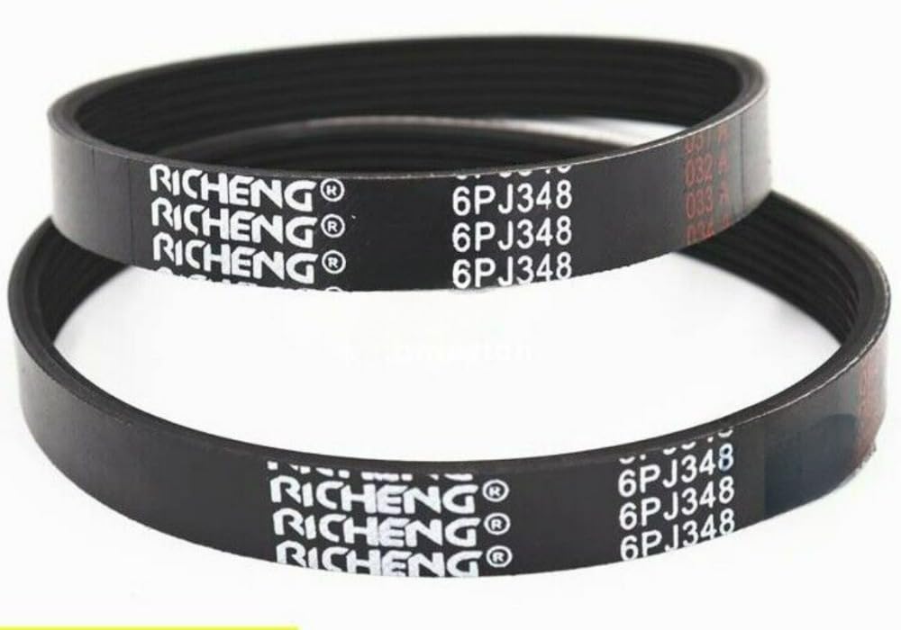 Quantity: 2 new woodworking drive belts 6PJ348