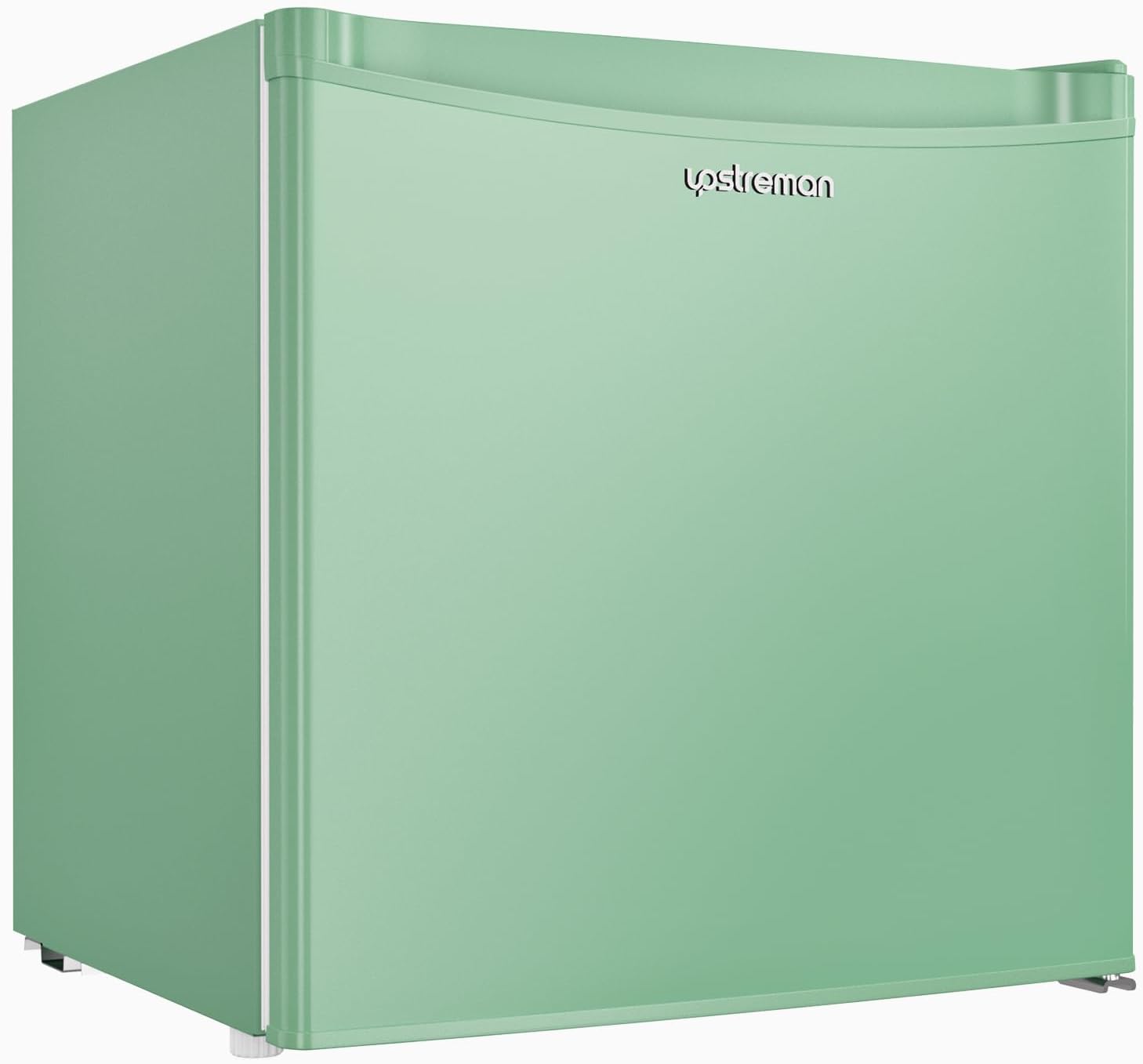 Upstreman1.7 Cu.ft Mini Fridge with Freezer, Dorm Essentials, Adjustable Thermostat, Energy Saving, Low Noise, Single Door Compact Refrigerator for Dorm, Office, Bedroom, Mint Green-FR17