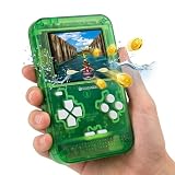 Silvergear® Console de Jeu Portable 32 bit | Console de Jeu Rétro avec 150 Jeux | Console Arcade Portable | Écran LCD 2.8 Pouces | Jeux Rétro Classiques | Console Enfant | Vert