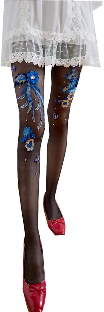Ulalaza Sparkle Hollow Out Letter Nude Colorful Rhinestone Hot Drilling Fishnet Pantyhose Tights for women Luminous