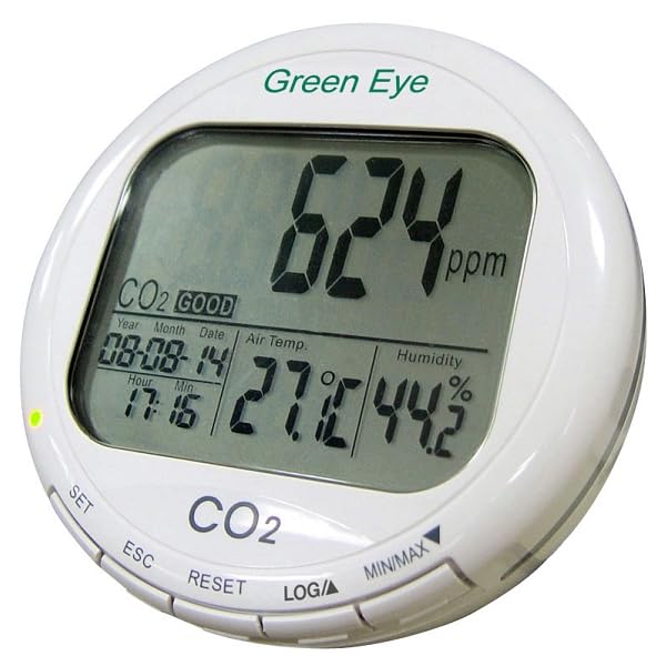 AZ7798 Indoor Air Quality Monitor CO2 Recorder Logger CO2 Temperature RH Data logger CO2 Range 0~9999ppm