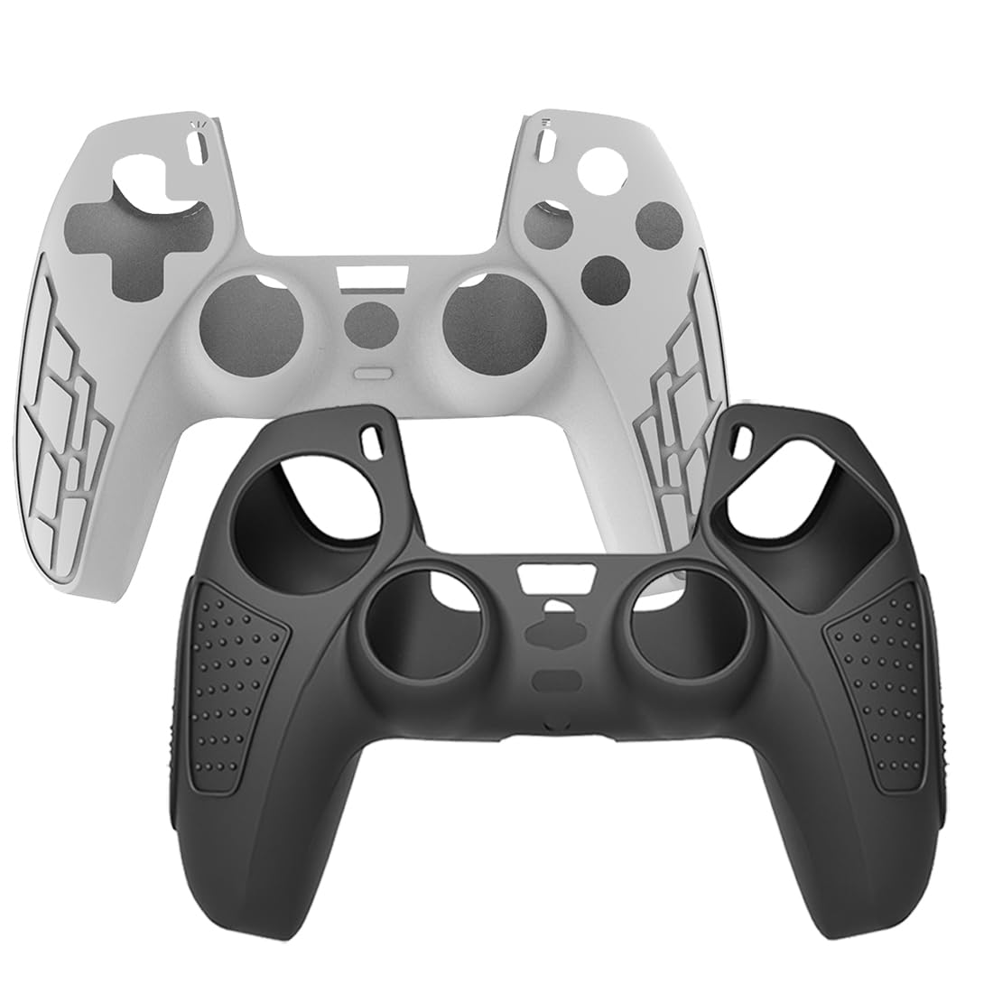 OIVO INDIA Black & White Controller Silicone Cover PS5 Controller Skin Anti Slip Protective Case Sleeve for Sony Playstation 5 DualSense Controller (Combo of 2) (B0CSKJXYPK) Amazon Price History, Amazon Price Tracker