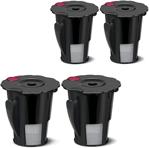 Miniatura 6 de 2 filtros de café reutilizables negros para Keurig 119367 2.0 My K-Cup Modelo actualizado serie K200K300K400K500, funciona con todas las series
