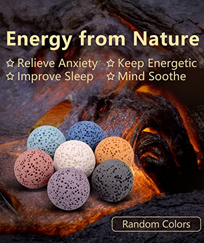 Infuseu Essential Oil Diffuser Necklace Lotus Flower Pendant For Women Girls Teen Teenager Aromatherapy Jewelry Lava Rock Stone Meditation Gifts For Yoga Instructor Lover Spiritual People Unique #TOP5