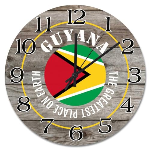 Horloge murale Guyane de qualite superieure 38cm design grand format
