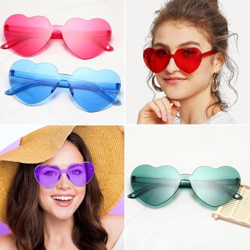 Miniatura 9 de 14 Pares Estrella Corazon Gafas, Gafas Fiesta Corazon Estrella, Fiesta Gafas Niño Adultos, Gafas De Sol Fiesta Corazon Party Para Fiesta Cumpleaños, Despedida De Soltera, Fiesta Artículos