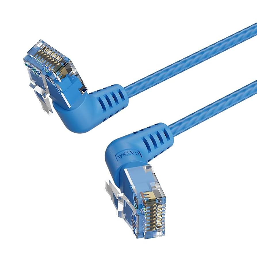 LANケーブル　CAT6A 青 Cat6AスリムLANケーブル 0.5m スカイブルー | 業界初の卸通販