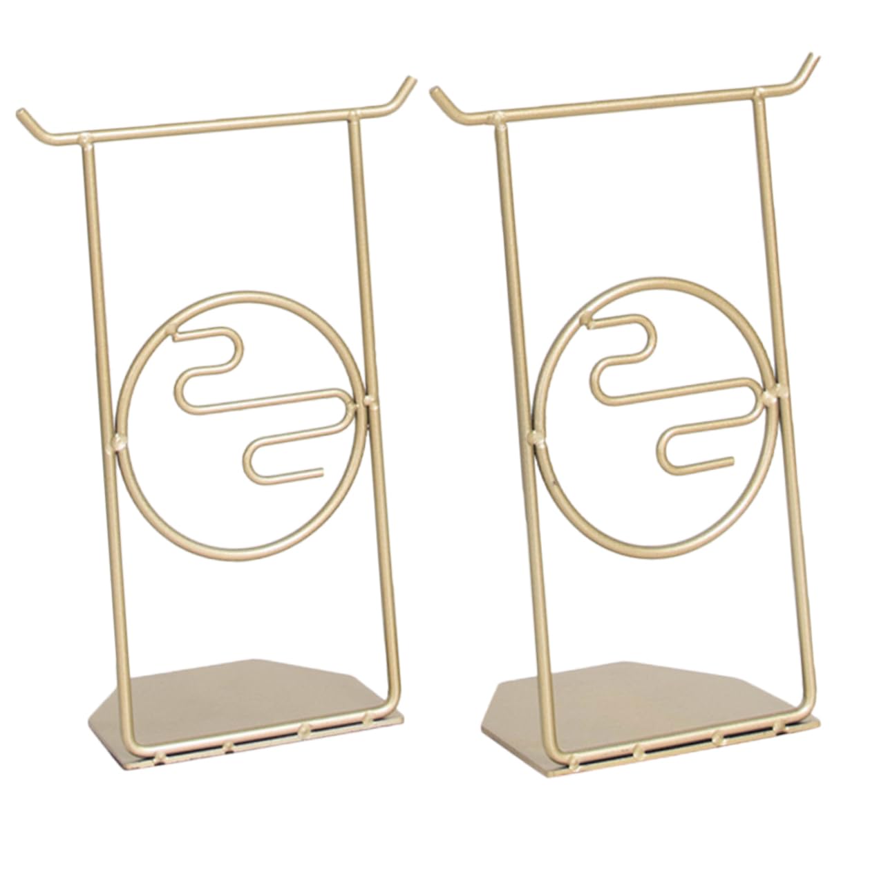Sujetalibros decorativos CORHAD de metal con diseño estilizado para casa