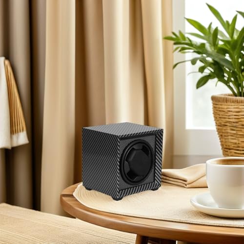 Enrollador de relojes automáticos silencioso con soporte ajustable de madera 6