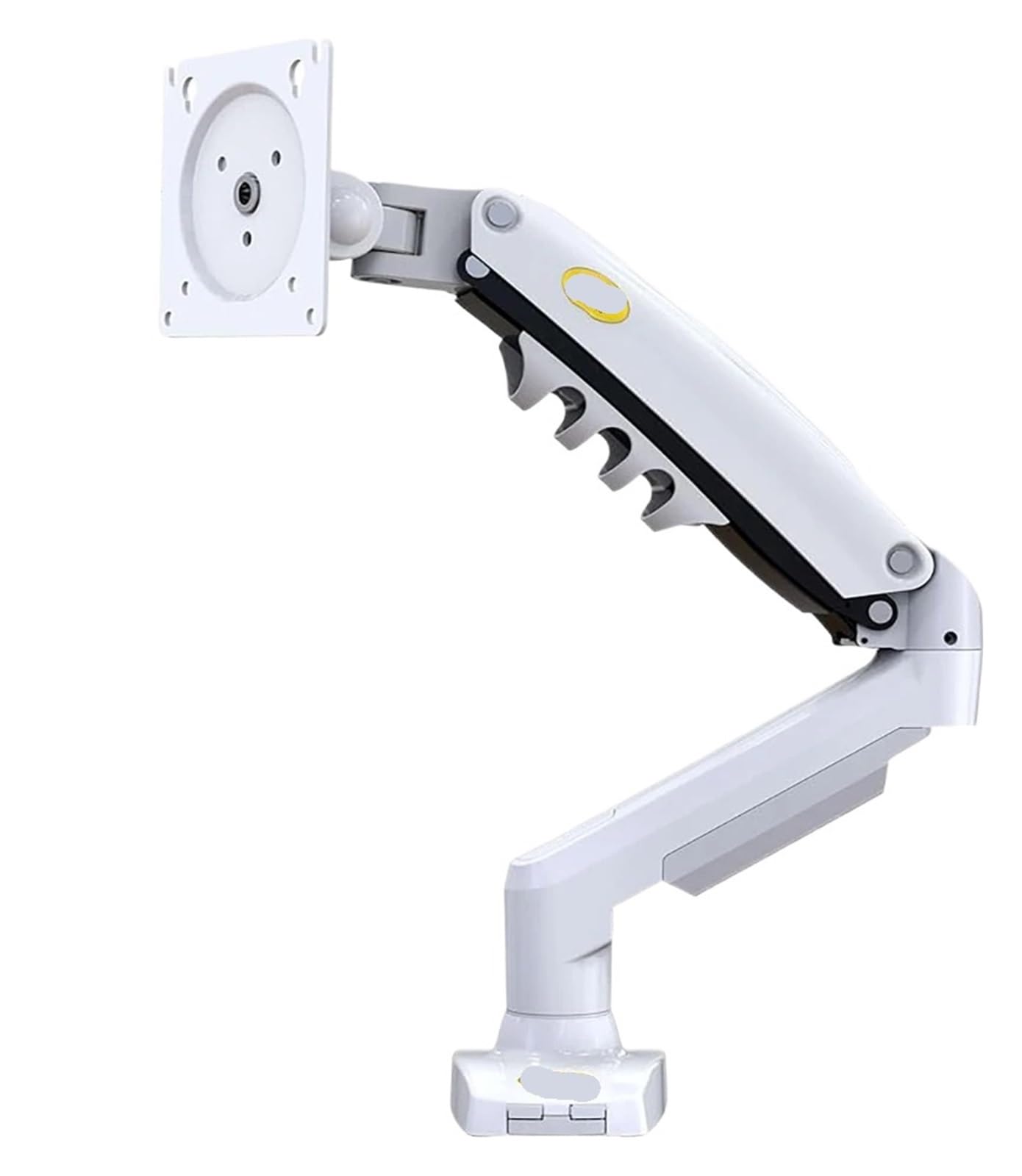 Ressort à gaz de bureau F80 support moniteur blanc pour soulager le mal de dos au travail
