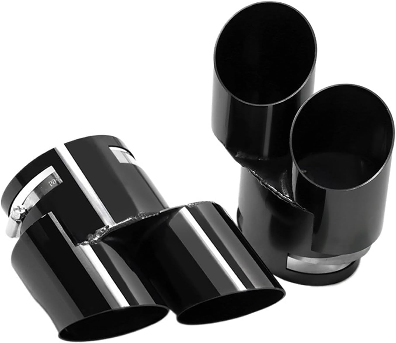 Compatible With 2020-2025 BMW X5 X6 X7 Muffler G05 G06 G07 Tailpipe Upgrade M60i Exhaust Tip Tip Nozzle Stainless Steel Exhaust Head