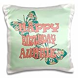 3dRose USA President Barack Obama. White Background. Pillow Case, 16 x 16