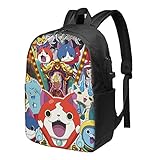 [Monira] 妖怪ウォッチ リュック リュック メンズ バックパック 通勤 通学 出張 旅行 ビジネスリュック リュック 大容量 リュックサック 男女兼用 Pcバッグ 防水 バックパック Usbポート付き イヤホンポート付き 多機能 ばっくぱっく
