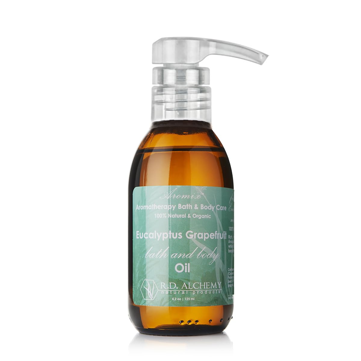 RD Alchemy - 100% Natural & Organic Sandalwood Rose Bath & Body Oil - Rich and Floral to Soothe and Enlighten While Moisturizing, Softening, and Nourishing The Whole Body