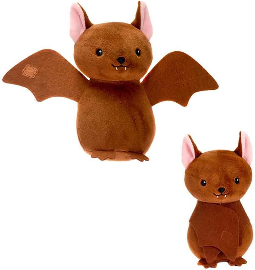 Knextion Inc Pocket Huggy Huggables Brown Bat Plush Mini