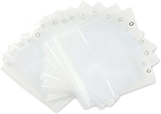 Fishing Tackle Binder, Lure Storage Bag, Soft Bait Binder, Fishing Organized Storage Rig Bag for Baits, Rigs, Jigs and Lines, Suitable for Fresh Water and Saltwater (12pcs PVC bag for replace)