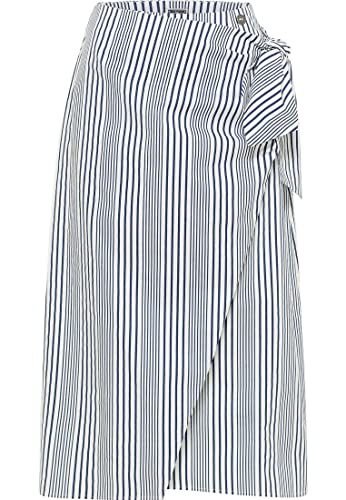 Jupe portefeuille femme TEYLON en lin premium aux finitions couture