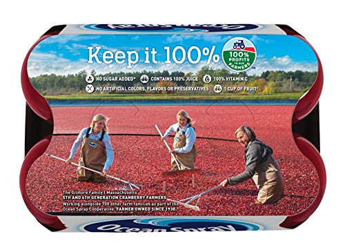 Ocean Spray 100% Juice, Cranberry, 10 Ounce Bottles (Pack of 6) image 3