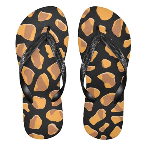 Brown Black Flip Flop Beach Summer Casual Sandal for Women & Men Shower Shoes 20861895