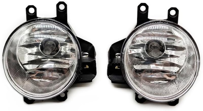 BAKUGO 1 Set Car LED Fog Light Assembly Halogen Front Bumper Lamp Harness Wiring Cover Grille for Toyota Aqua Prius 2018 2019-LED Set