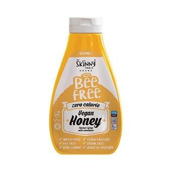 Skinny Foods Bee Free Vegan Honey Flavoured Syrup Zero Calories 425ml