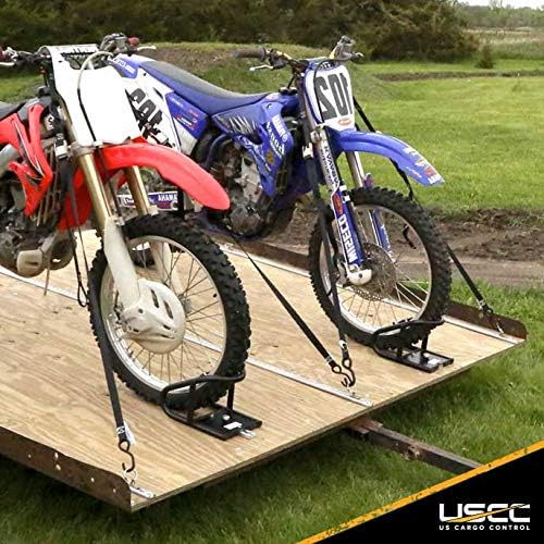 Miniatura 9 de US Cargo Control Correa de hebilla de leva para motocicleta de 1 pulgada x 6 pies con ganchos en S, motocicletas seguras, motocicletas de cross,