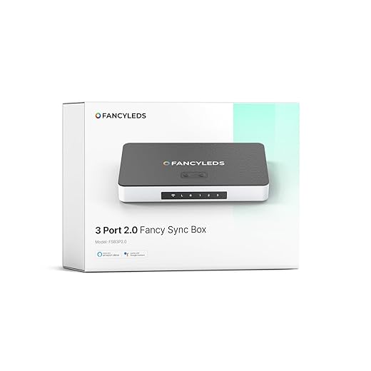 3 HDMI Port Fancy Sync Box for Syncing HDMI Devices with All TV Sizes (for 56" to 65" TVs)