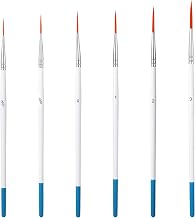 Pinstriping Brushes,6Pcs Paint Brushes for Acrylic Painting Fine Tip Paint Brush Pinstriping Brushes for Detail Painting Needle Point Watercolor Nail Art,Script,Oil Models