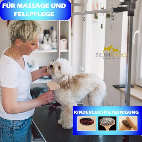 Haustierbürste Farmideal für Katzen und Hunde