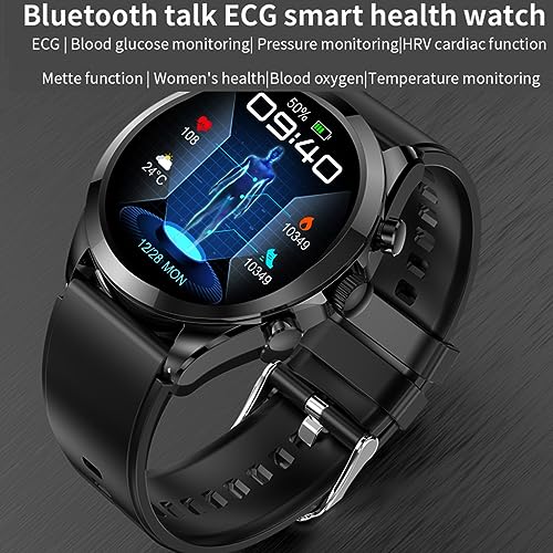 ECG ET440 Smart Watch Oxigênio No Sangue Temperatura Corporal Tela HD 360 * 360 Smartwatch Para Saúd