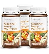 Sanct Bernhard Oost-Indische kers Mierikswortel Capsules met mosterdolie en natuurlijke vitamine C uit de A ...
