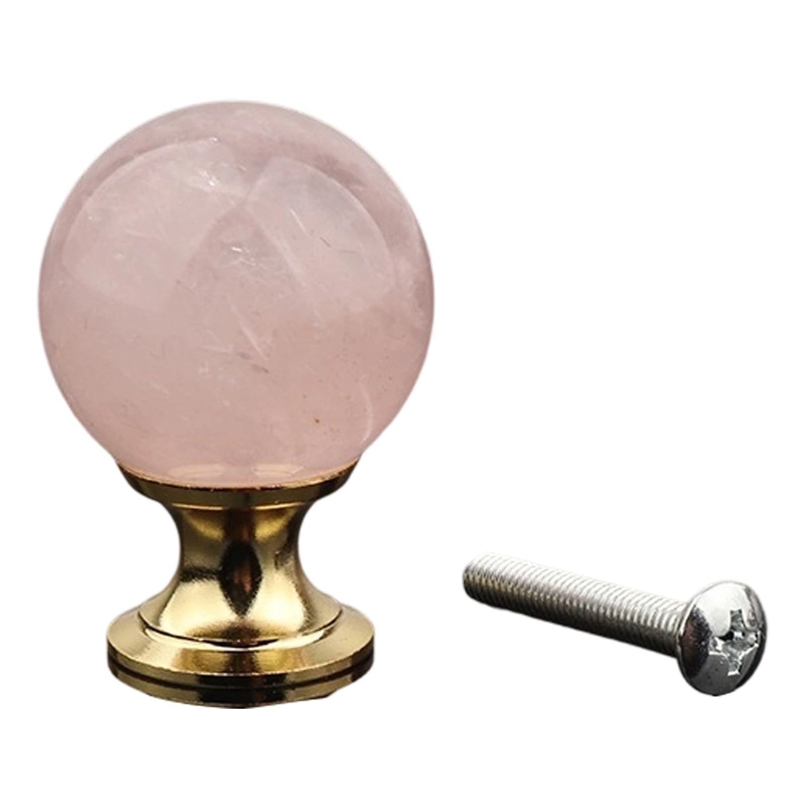Elnwnnkc A Cabinet Pull Crystal Round Ball Dressers Knob Simple Drawer Pulls Handles Kitchen Bedroom Furniture Hardware Enduring Kitchen Cupboard Door Knobs Hardware