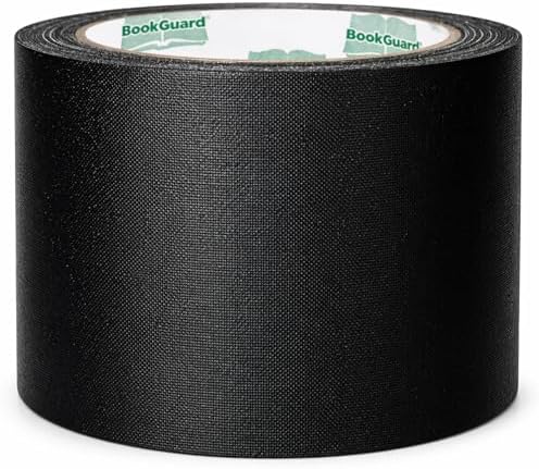 Book Binding Tape, 3 Inch Black Cloth, 15 Yard Roll
