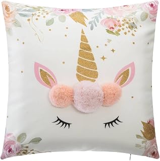 Atmosphera Cojín pompes Unicornio