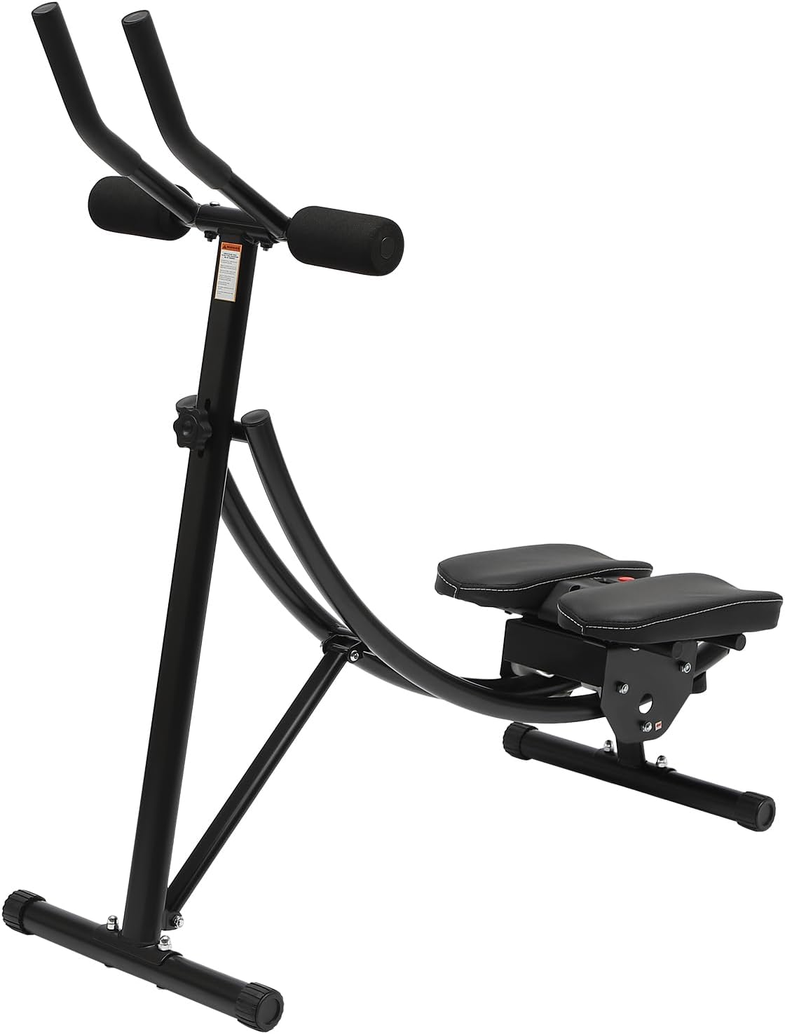 Abdominal Machine Foldable Coaster Abdominal Crunch Trainer Adjustable Ab Trainer Abdominal with Led Display Monitor Fitness Core Exercise Equipment Abdominal Machine for Home, Company