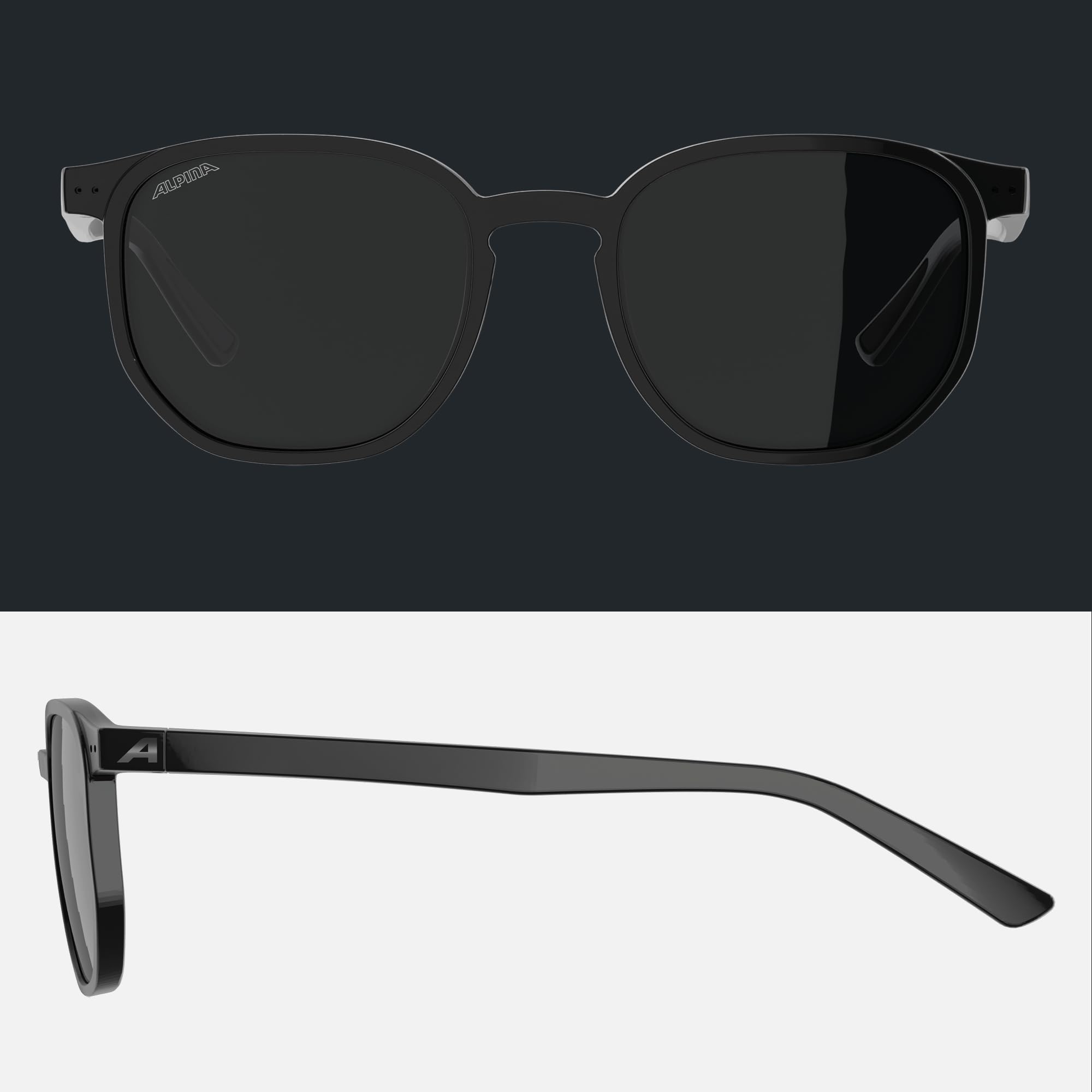 ALPINA DIMONT, stylische Sonnenbrille für Erwachsene, 100% UV-A, B, C-Schutz