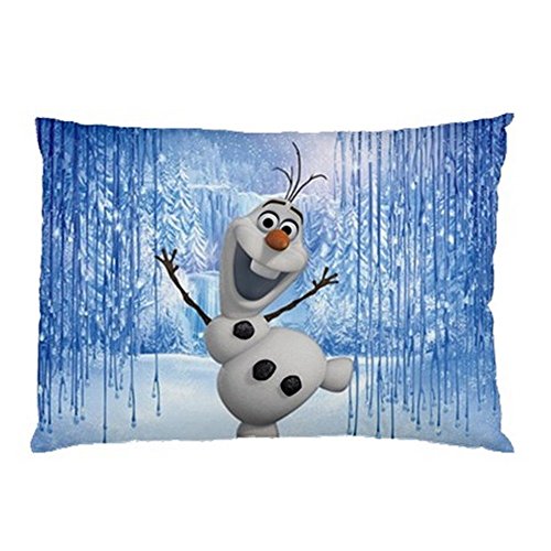 Artness Snowman Olaf FROZEN Pillow Case 20*30 (2 Sides)