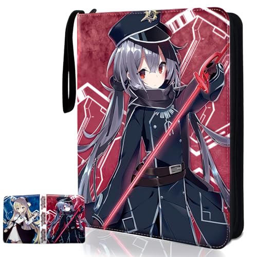 Trading ygo Card Binder Fits 900 Cards Card Collector Album Holder,with 50 Removable Sleeves Toys Gifts for Boys Girls