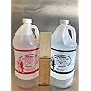 Daly's Wood Bleach Solution Kit Containing Solution A and B, 2 Gallons Each