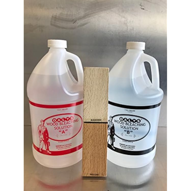 Daly's Wood Bleach Solution Kit Containing Solution A and B, 2 Gallons Each