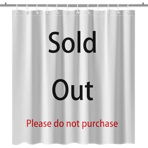 Lindameler Waterproof Christmas Shower Curtain Set Cover