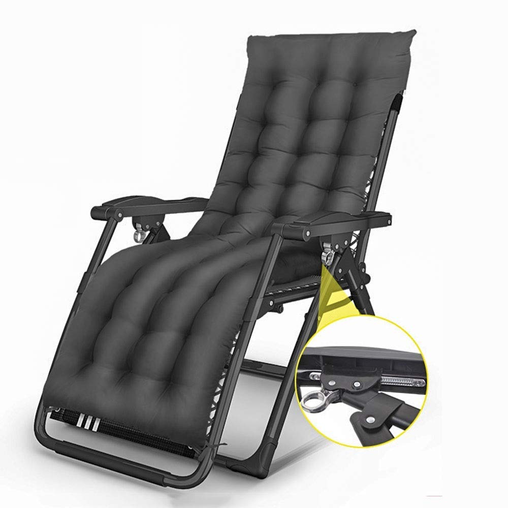Chaise Longue de Plage Pliante et Résistante contre le Mal de Dos en Extérieur