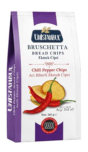 Unistanbul Bruschetta Biber Aromalı Ekmek Cips 110 g