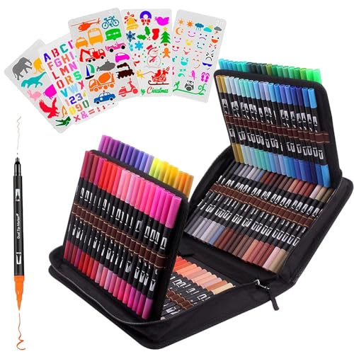 Set feutre double pointe pour réussir tous vos coloriages adultes créatifs